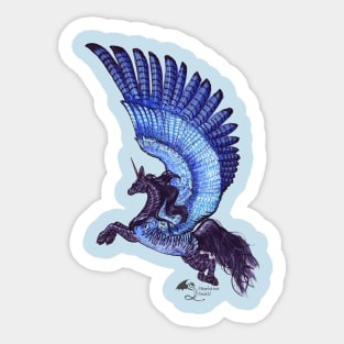 unicorn horse pony Sticker